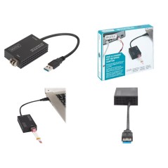 DIGITUS SuperSpeed USB 3.0 Network Adapter - 1Gbps High-Speed Connectivity | Model: 4016032457138